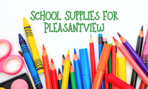 School Supplies for Pleasantview Elementary